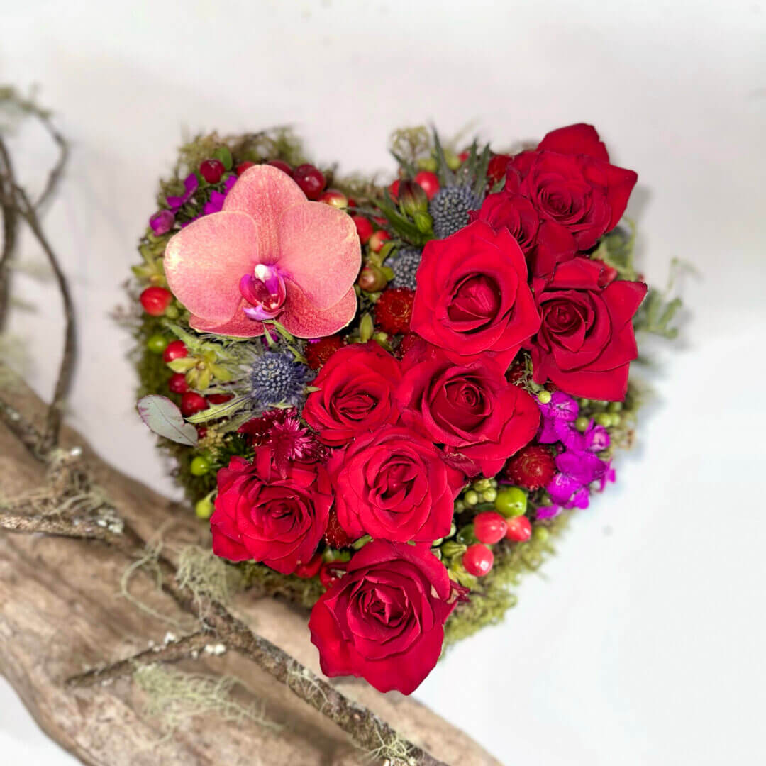 Gift Boxed – Floral Heart