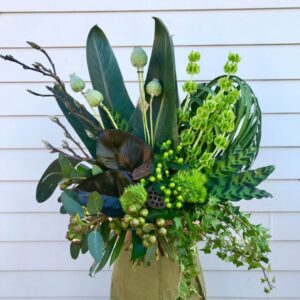 Mean Greens – Modern Foliage Arrangement